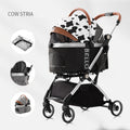 Dog Walking Pet Stroller Teddy Dog Four wheel Universal Folding Cart