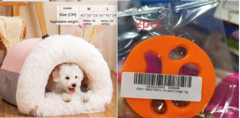 New Splice Portable Pet Nest Portable Autumn And Winter Warm Dog