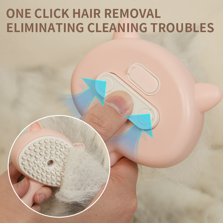 Steam Pet Grooming Brush