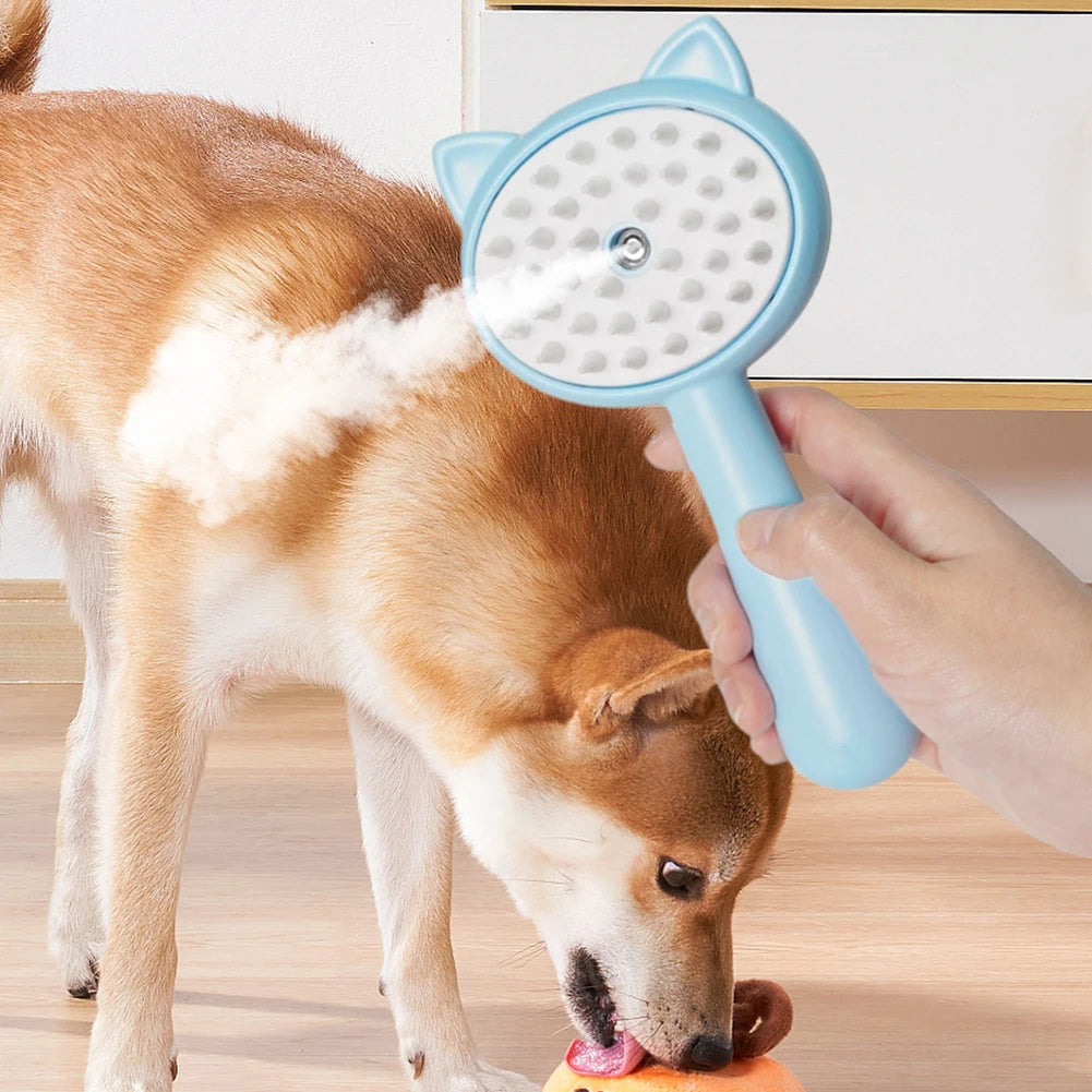 Steam Pet Grooming Brush