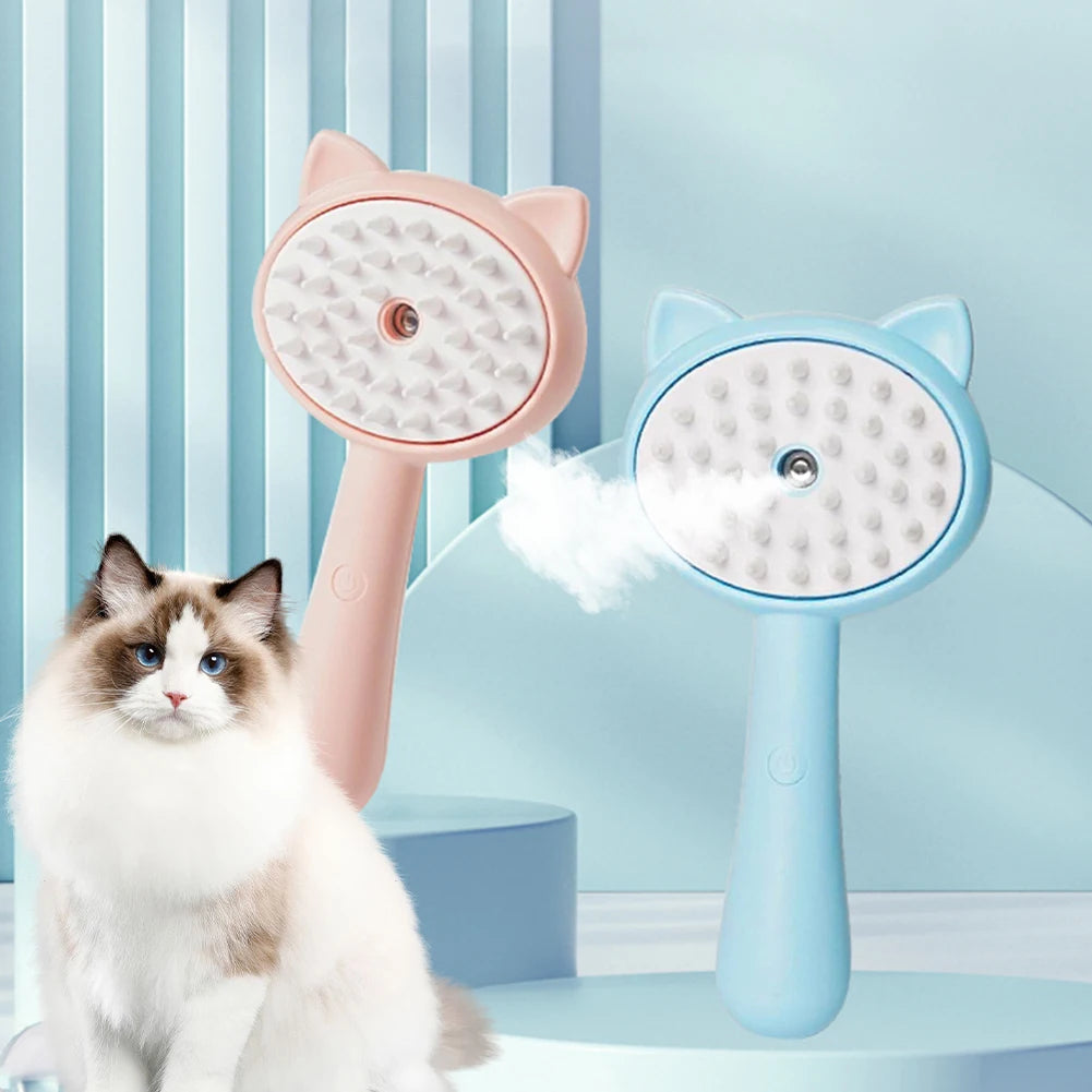 Steam Pet Grooming Brush
