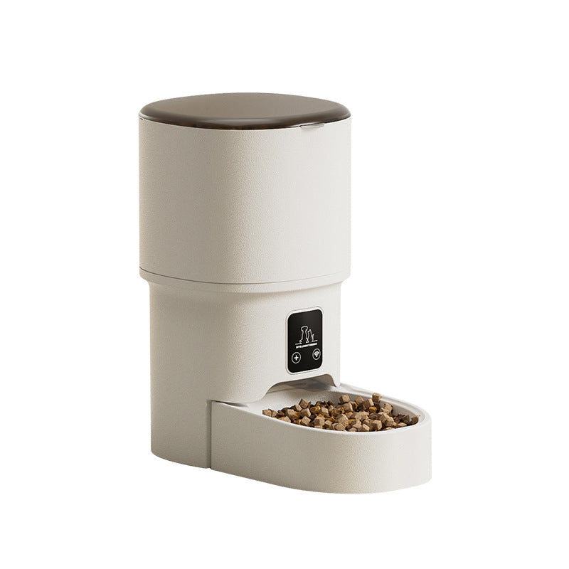 Automatic Pet Feeder 4L White Smart WIFI.
